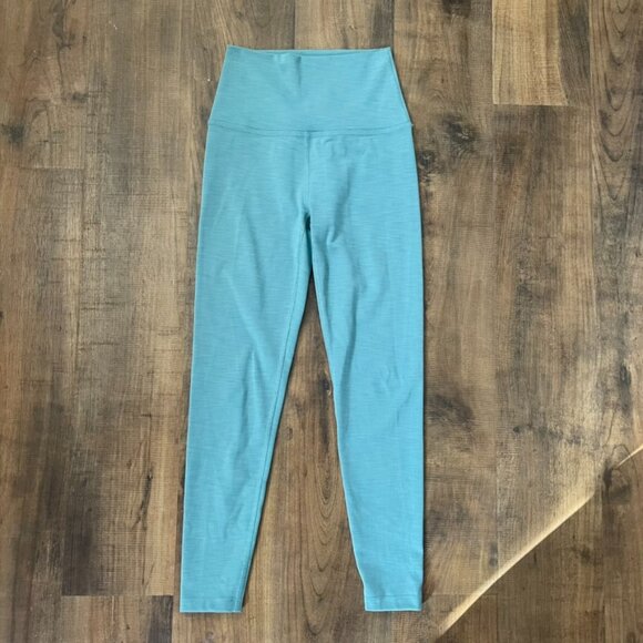Beyond Yoga Women’s Blue High Rise Ribbed Spacedye Leggings S - Picture 1 of 8